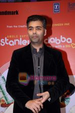 Karan Johar at the music launch of the film Stanley Ka Dabba in Landmark, Mumbai on 21st April 2011 (5).JPG